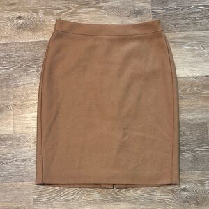 J. Crew Classic Brown Pencil Skirt